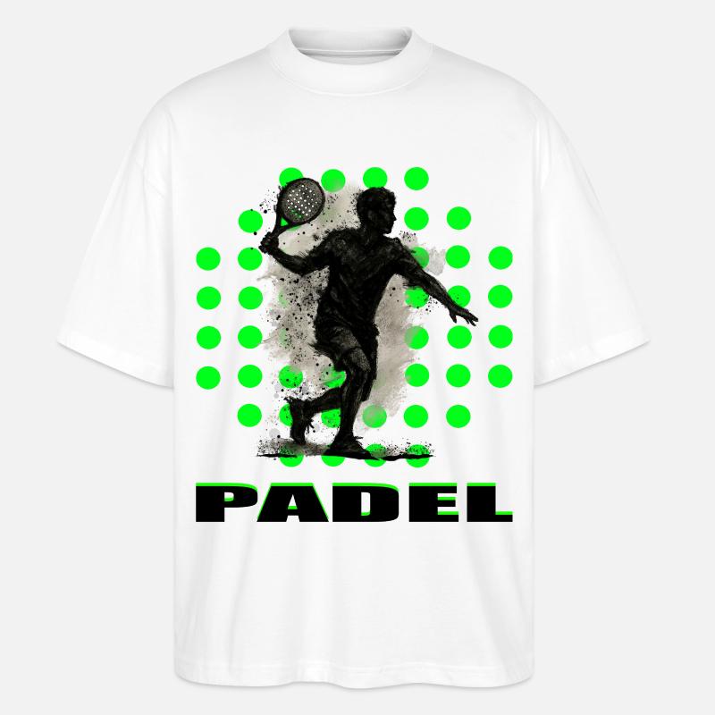 Padel - Stanley/Stella Oversized Unisex Bio T-Shirt Blaster 2.0 - Weiß