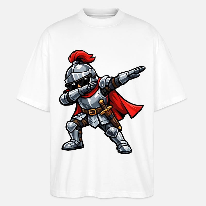 Chevalier Dab - T-shirt bio Blaster 2.0 coupe oversize Stanley/Stella Unisexe - blanc