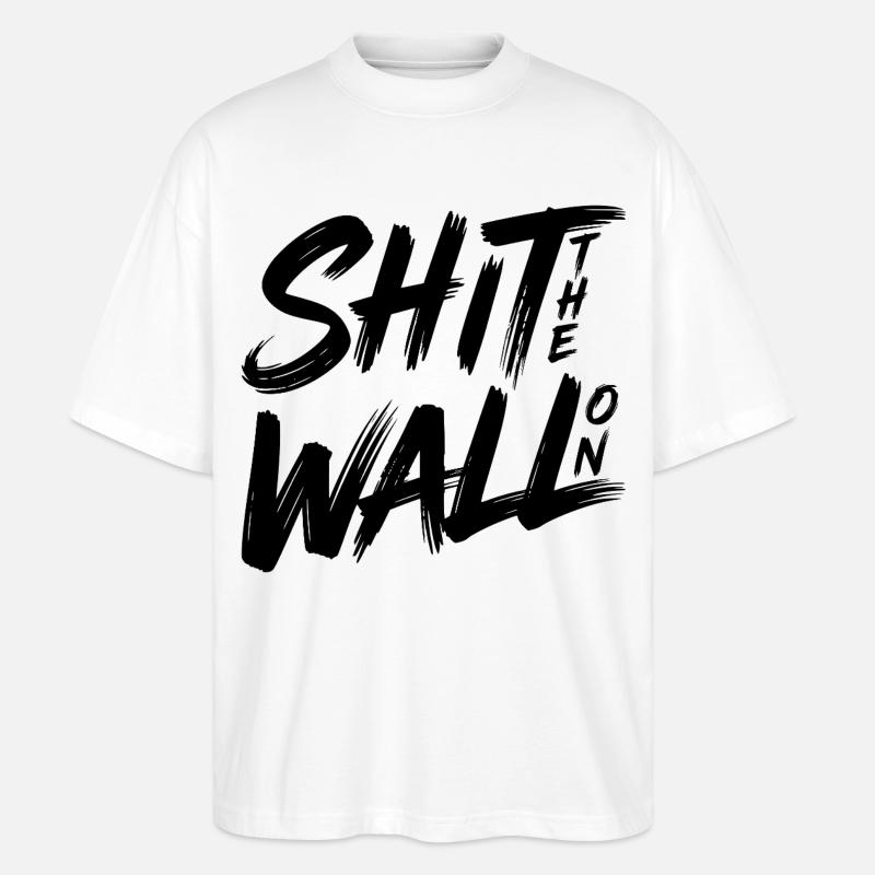 Arrête le mur - T-shirt bio Blaster 2.0 coupe oversize Stanley/Stella Unisexe - blanc