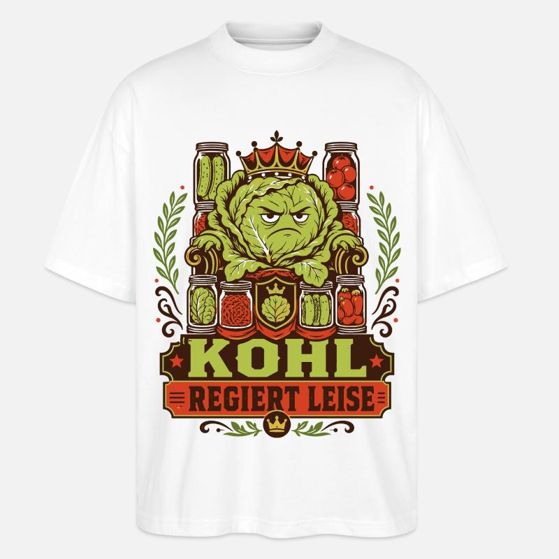 Kohl rules quietly - Stanley/Stella Oversized Unisex Organic T-shirt Blaster 2.0 - white