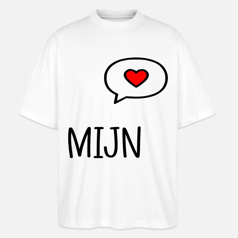 Cœur de la Relation - Anglais Mon - T-shirt bio Blaster 2.0 coupe oversize Stanley/Stella Unisexe - blanc