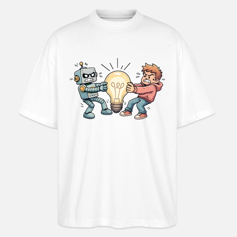 WhosIdea - Stanley/Stella Oversized Unisex Bio T-Shirt Blaster 2.0 - Weiß
