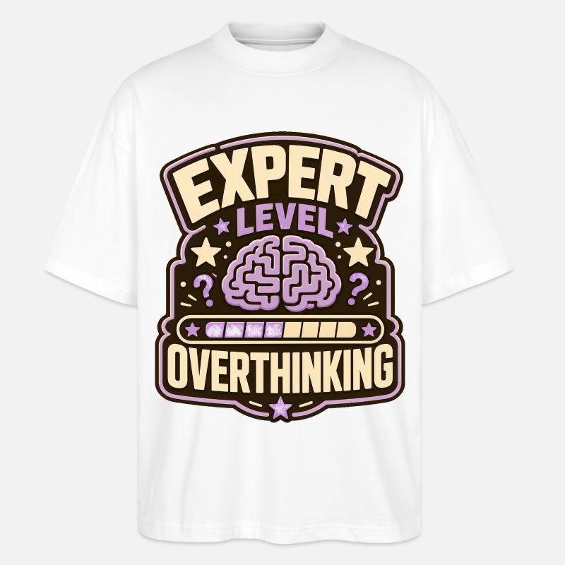 Sur-réflexion au niveau expert - T-shirt bio Blaster 2.0 coupe oversize Stanley/Stella Unisexe - blanc