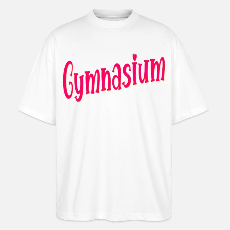 Changement d’école École grammaticale - T-shirt bio Blaster 2.0 coupe oversize Stanley/Stella Unisexe - blanc