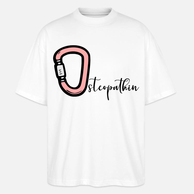 Ostéopathie Ostéopathe - T-shirt bio Blaster 2.0 coupe oversize Stanley/Stella Unisexe - blanc