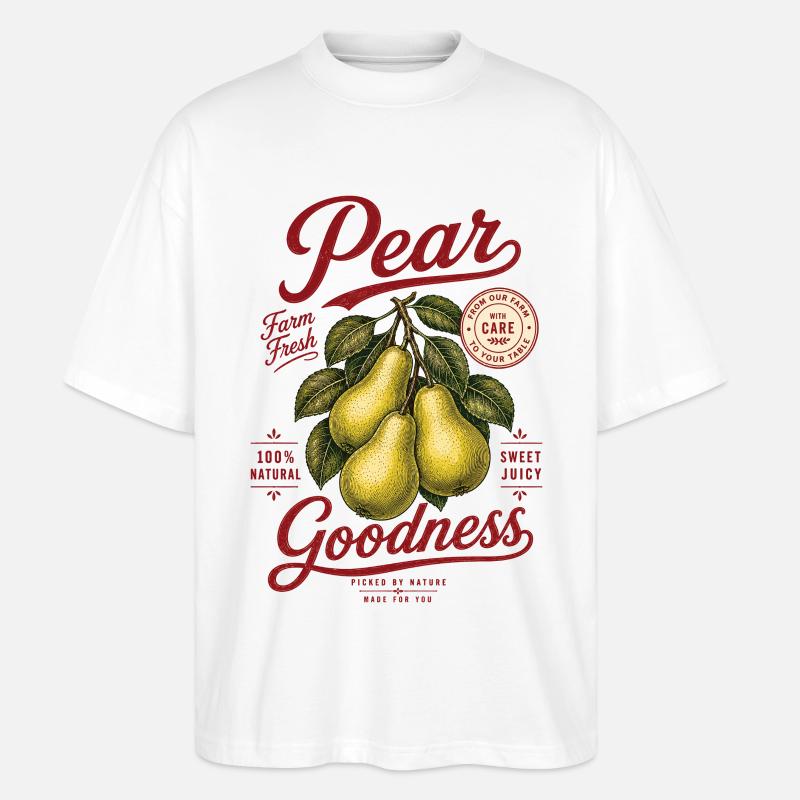 Chemise Pears Pear Goodness - T-shirt bio Blaster 2.0 coupe oversize Stanley/Stella Unisexe - blanc