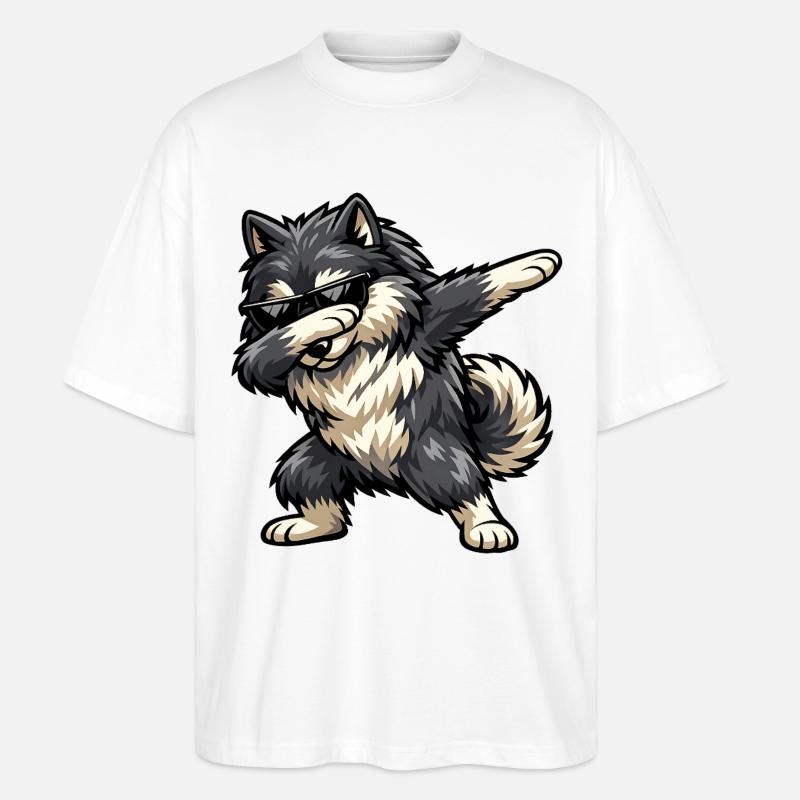 Dab Wolfspitz - T-shirt bio Blaster 2.0 coupe oversize Stanley/Stella Unisexe - blanc