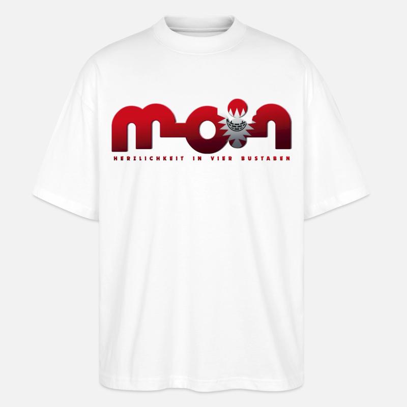 Moin - Stanley/Stella Oversized Unisex Bio T-Shirt Blaster 2.0 - Weiß