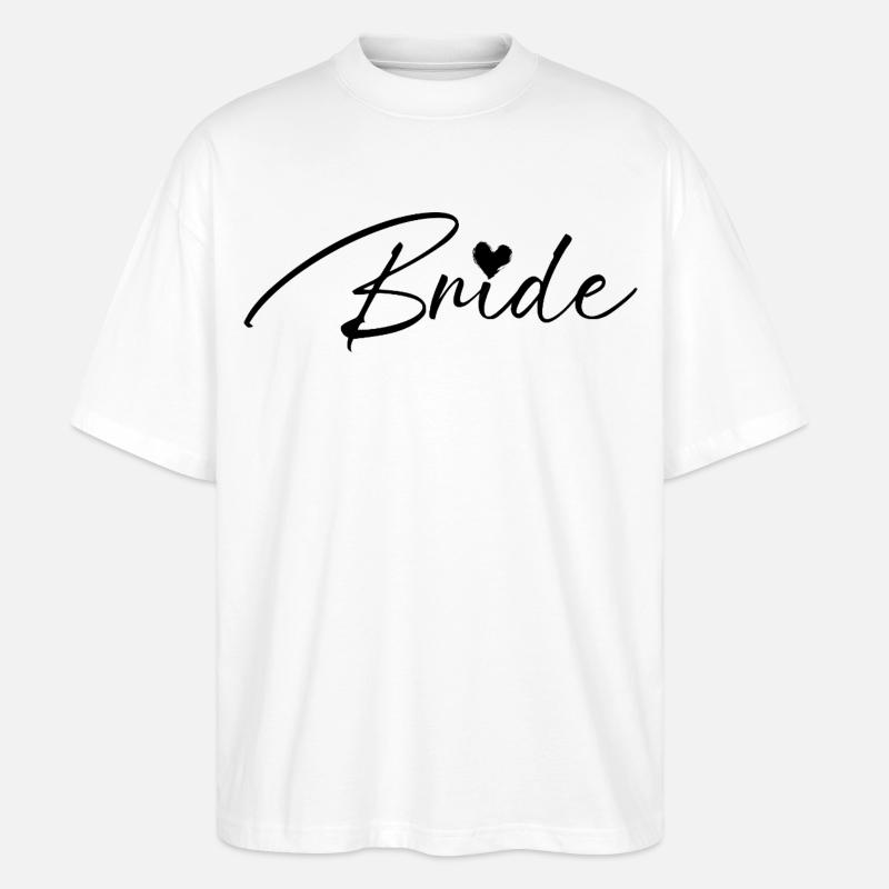 Bride - Stanley/Stella Oversized Unisex Organic T-shirt Blaster 2.0 - white
