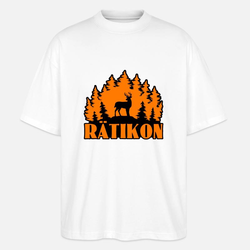 Rätikon - Stanley/Stella Oversized Unisex Bio T-Shirt Blaster 2.0 - Weiß