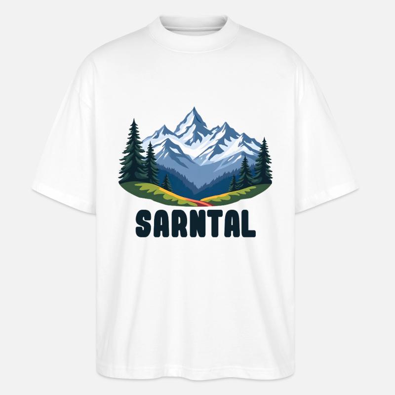 Sarntal - T-shirt bio Blaster 2.0 coupe oversize Stanley/Stella Unisexe - blanc
