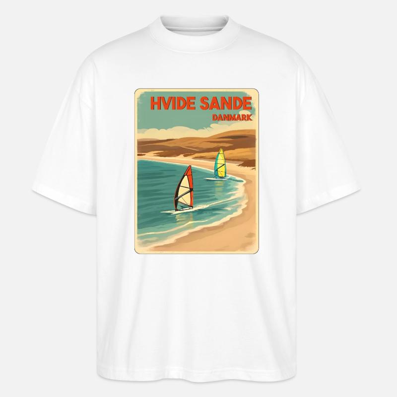Hvide Sande, alternativement, Danemark - T-shirt bio Blaster 2.0 coupe oversize Stanley/Stella Unisexe - blanc