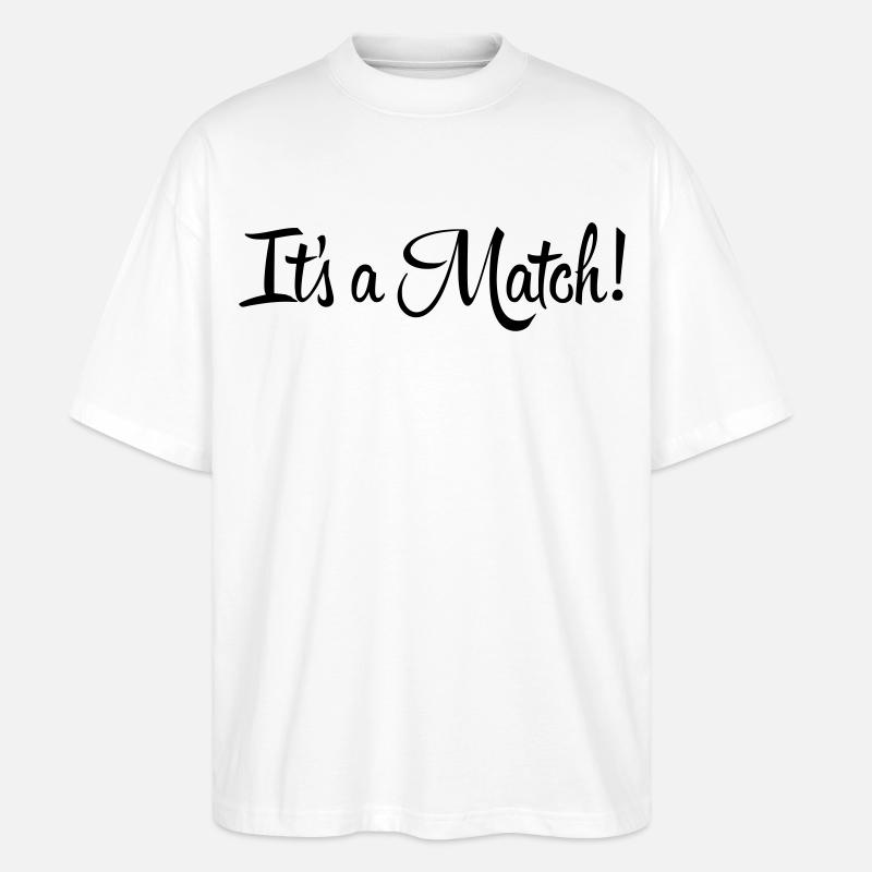 It's a Match! - T-shirt bio Blaster 2.0 coupe oversize Stanley/Stella Unisexe - blanc