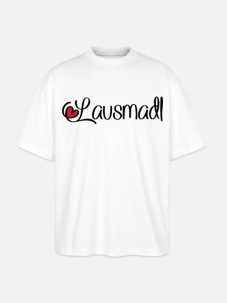 Lausmadl - Stanley/Stella Oversized Unisex Bio T-Shirt Blaster 2.0 - Weiß