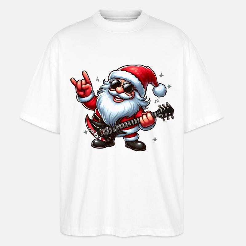 santa rock 2 - T-shirt bio Blaster 2.0 coupe oversize Stanley/Stella Unisexe - blanc
