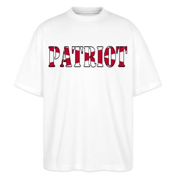 Northern Ireland Patriot - Stanley/Stella Oversized Unisex Organic T-shirt Blaster 2.0 - white - Front - Alina (178cm) & Michal (187cm)