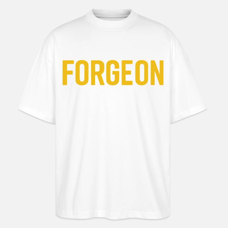 ForgeOn – Restez implacable - T-shirt bio Blaster 2.0 coupe oversize Stanley/Stella Unisexe - blanc