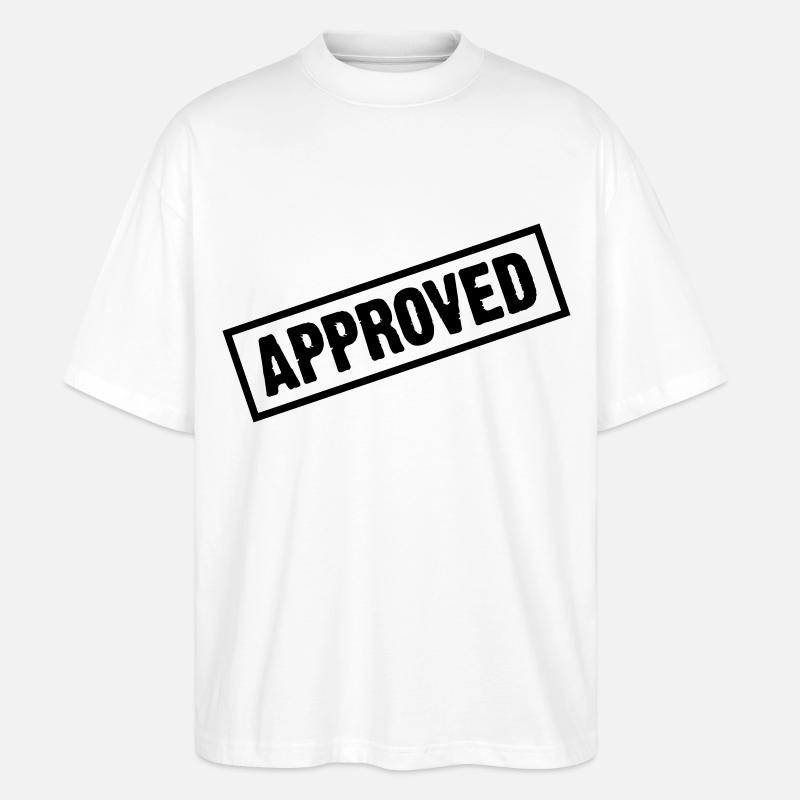 Zugelassen! - Stanley/Stella Oversized Unisex Bio T-Shirt Blaster 2.0 - Weiß