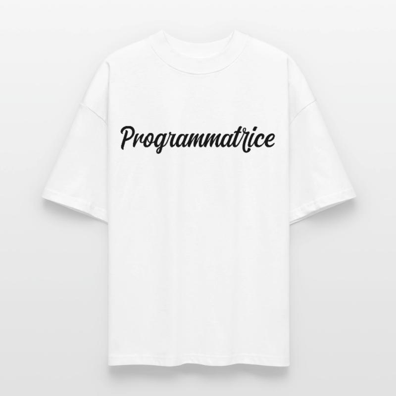 Programmatrice Informatique Code Développeuse Web T-shirt bio Blaster 2.0 coupe oversize Stanley/Stella Unisexe