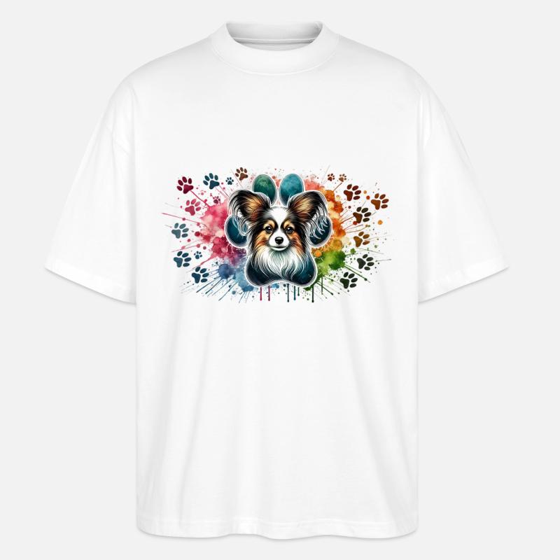 Papillon Art 2 - Stanley/Stella Oversized Unisex Bio T-Shirt Blaster 2.0 - Weiß