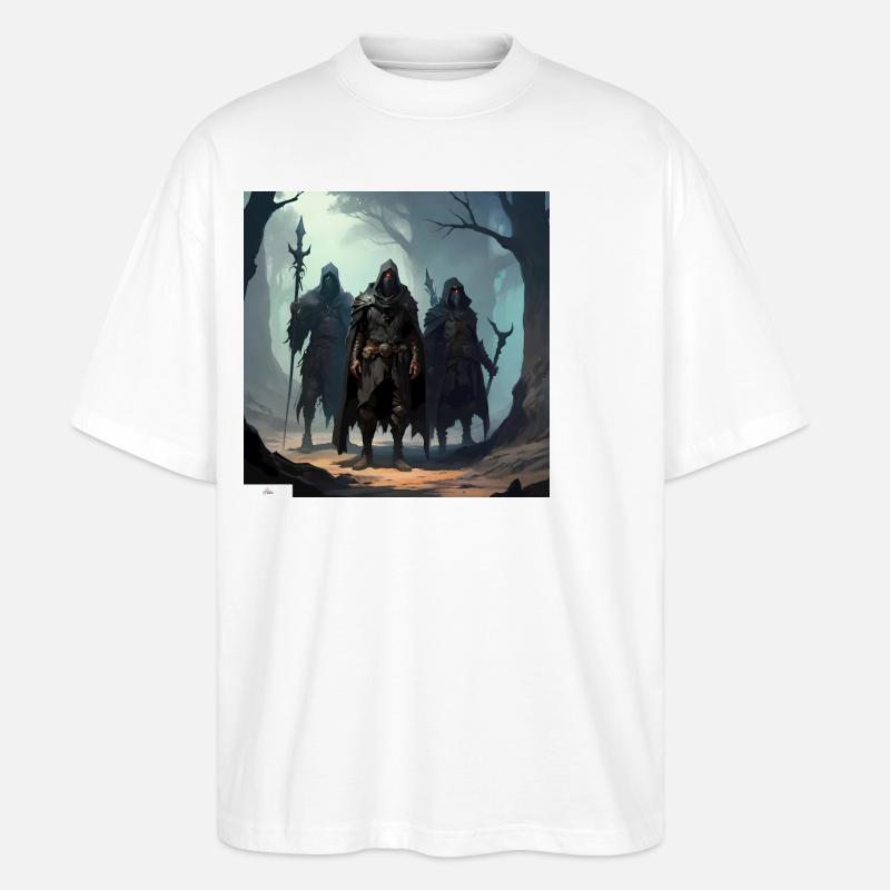 Amis de la fantasy ancienne - T-shirt bio Blaster 2.0 coupe oversize Stanley/Stella Unisexe - blanc