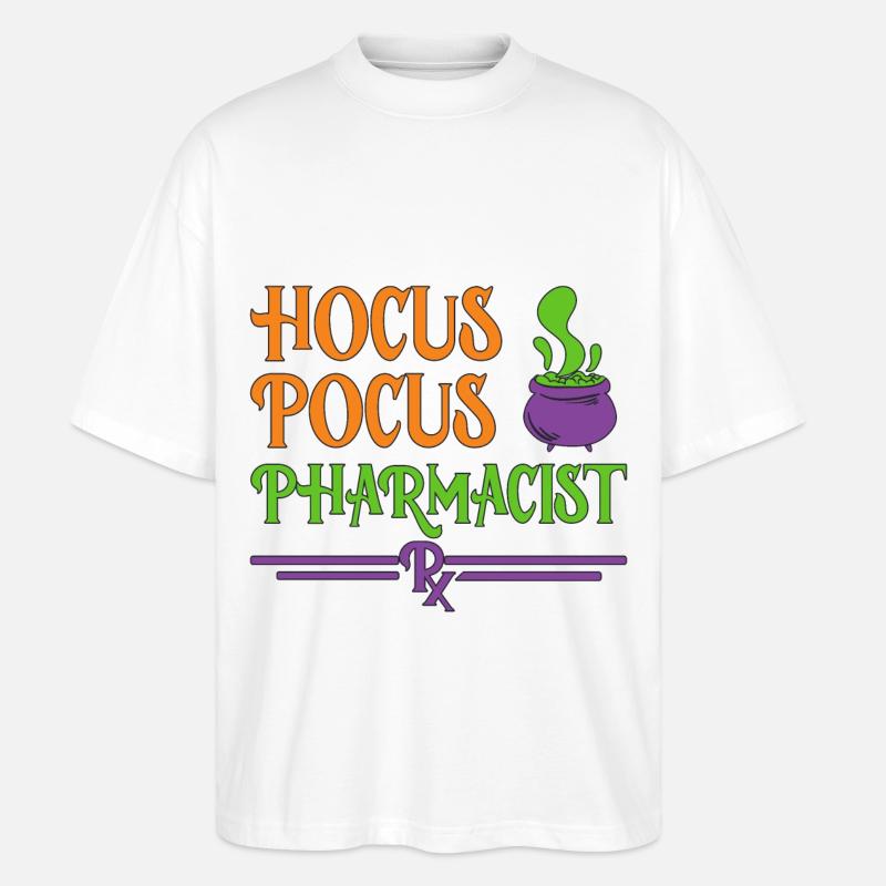 Pharmacien Halloween - T-shirt bio Blaster 2.0 coupe oversize Stanley/Stella Unisexe - blanc