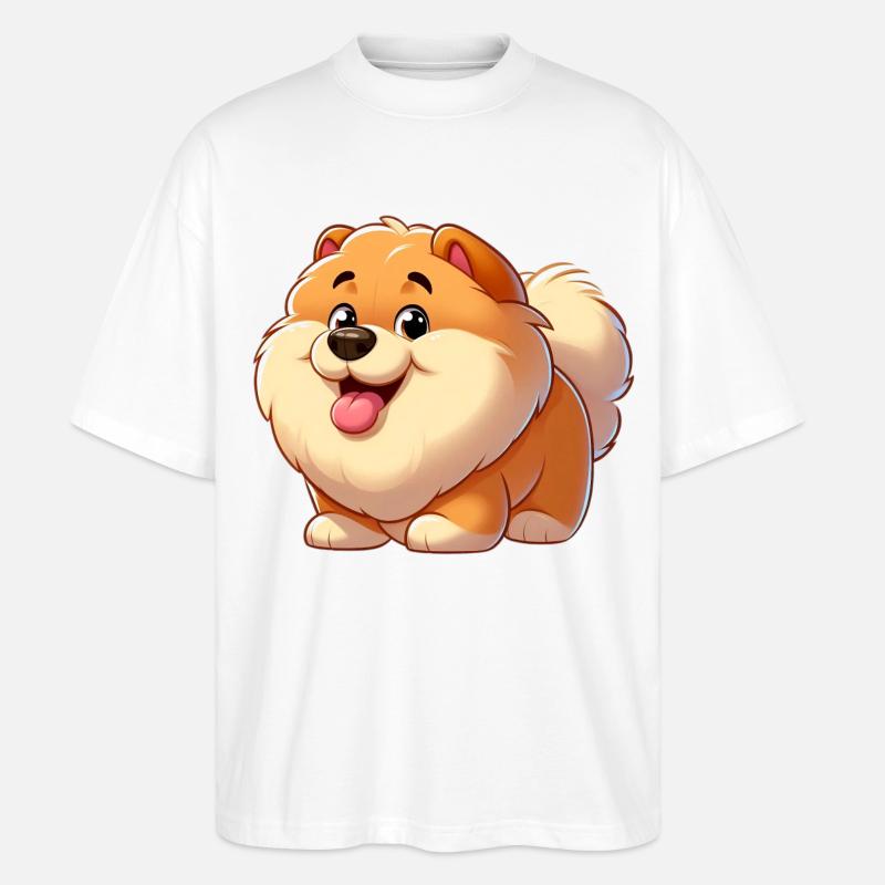 Chowchow 2 - Stanley/Stella Oversized Unisex Bio T-Shirt Blaster 2.0 - Weiß