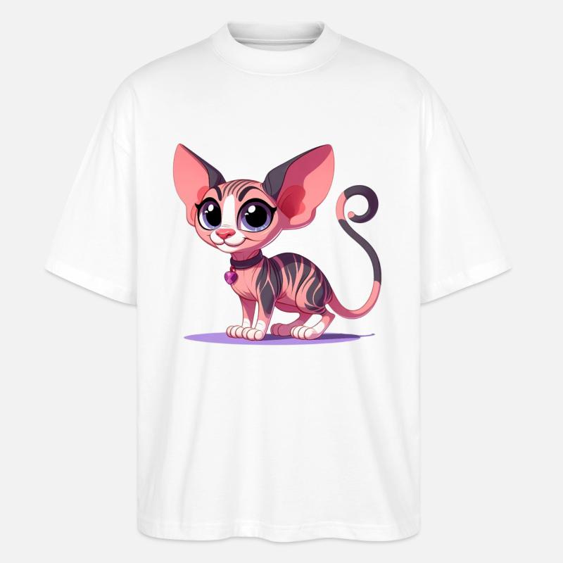 Sphynx - Stanley/Stella Oversized Unisex Bio T-Shirt Blaster 2.0 - Weiß