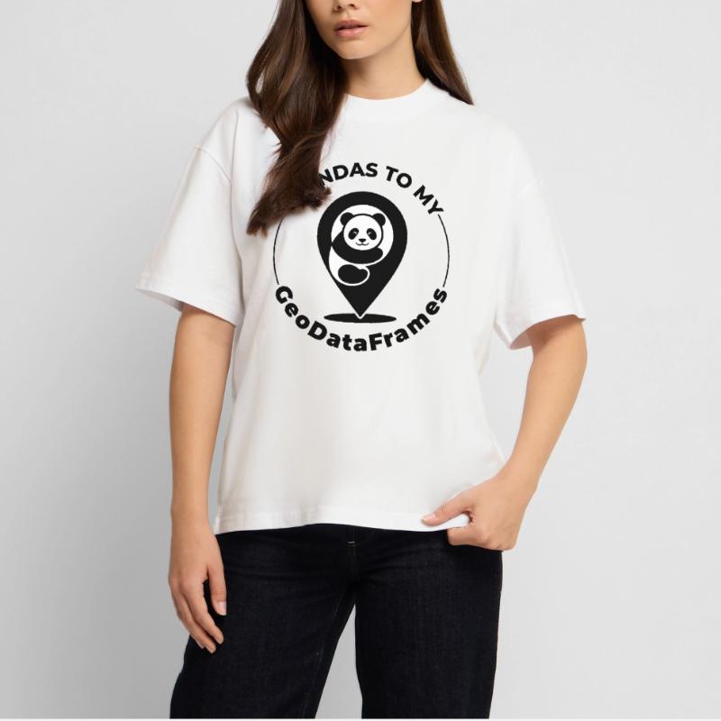 GeoDataFrames Pandas GIS Programmation Python T-shirt bio Blaster 2.0 coupe oversize Stanley/Stella Unisexe