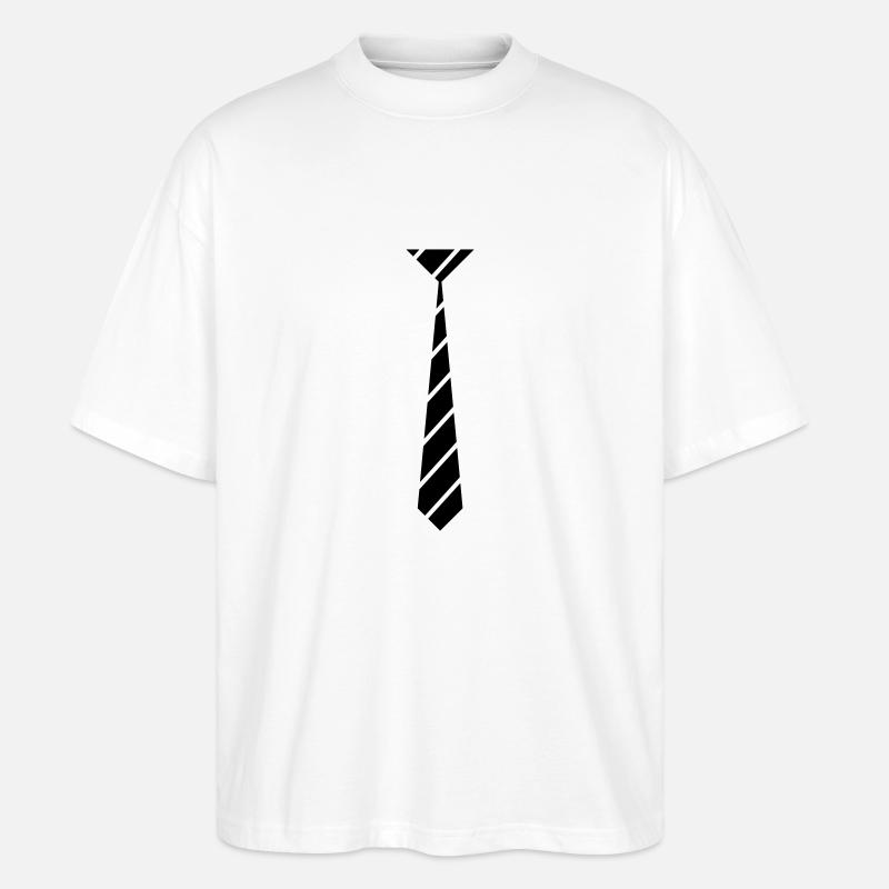 krawatte - Stanley/Stella Oversized Unisex Bio T-Shirt Blaster 2.0 - Weiß