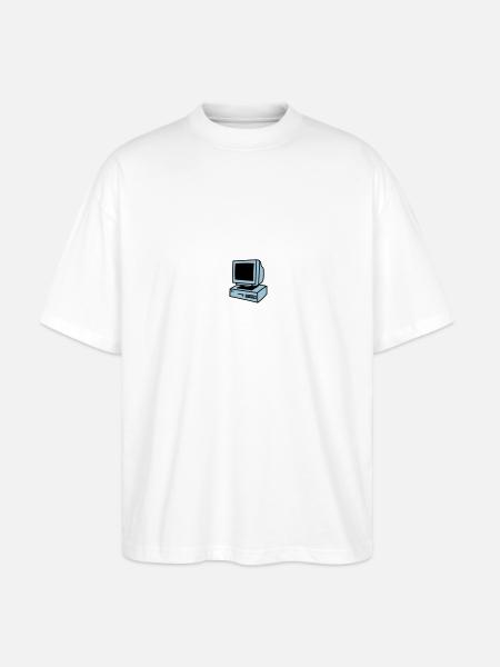 Computer - T-shirt bio Blaster 2.0 coupe oversize Stanley/Stella Unisexe - blanc