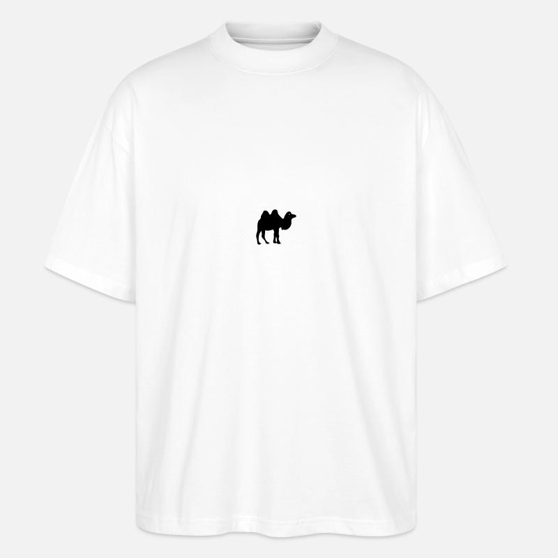 Kamel - Stanley/Stella Oversized Unisex Bio T-Shirt Blaster 2.0 - Weiß