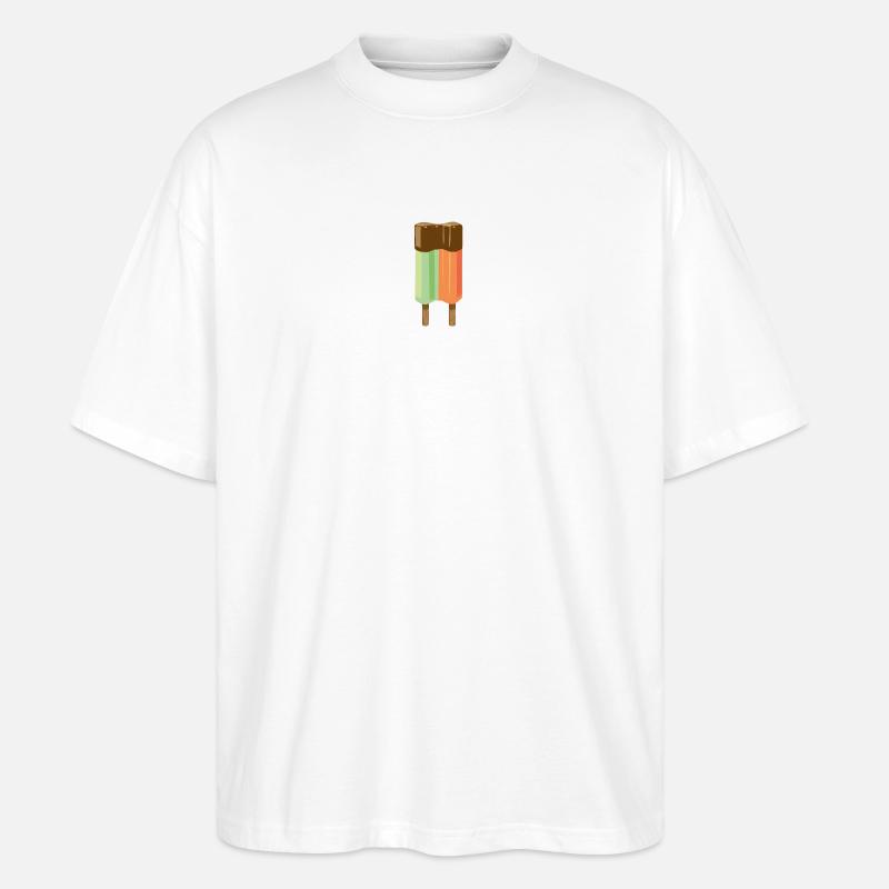 Ispinde - Stanley/Stella Oversize Unisex Øko T-shirt Blaster 2.0 - hvid