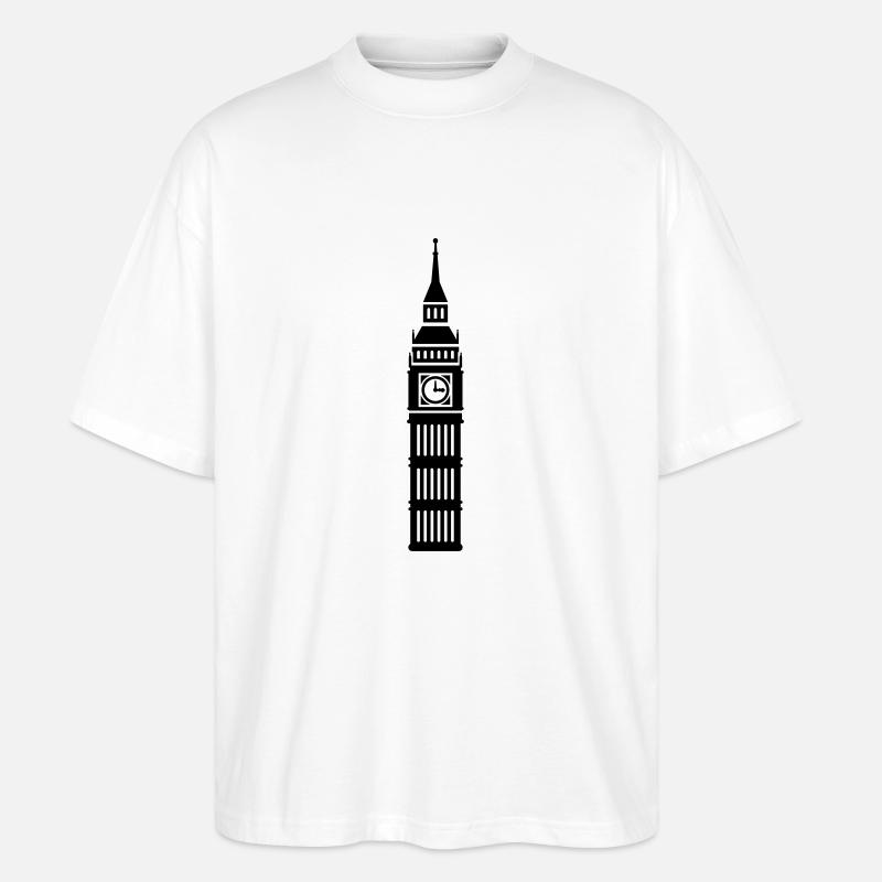 London - Stanley/Stella Oversized Unisex Organic T-shirt Blaster 2.0 - white