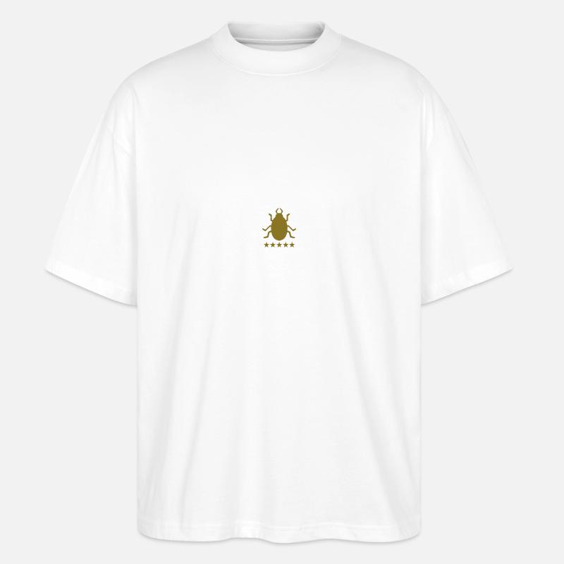 bug 5 star - Stanley/Stella Oversized Unisex Bio T-Shirt Blaster 2.0 - Weiß