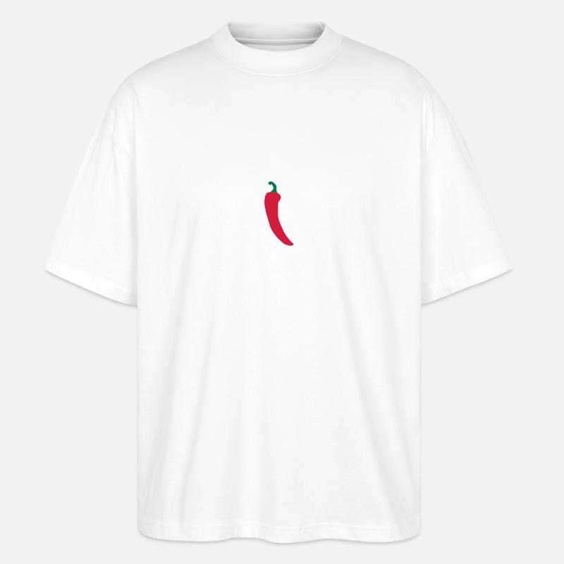 chilli - Stanley/Stella Oversized Unisex Bio T-Shirt Blaster 2.0 - Weiß