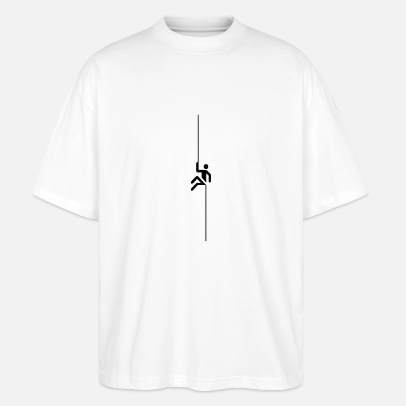 Abseiler - Stanley/Stella Oversized Unisex Bio T-Shirt Blaster 2.0 - Weiß