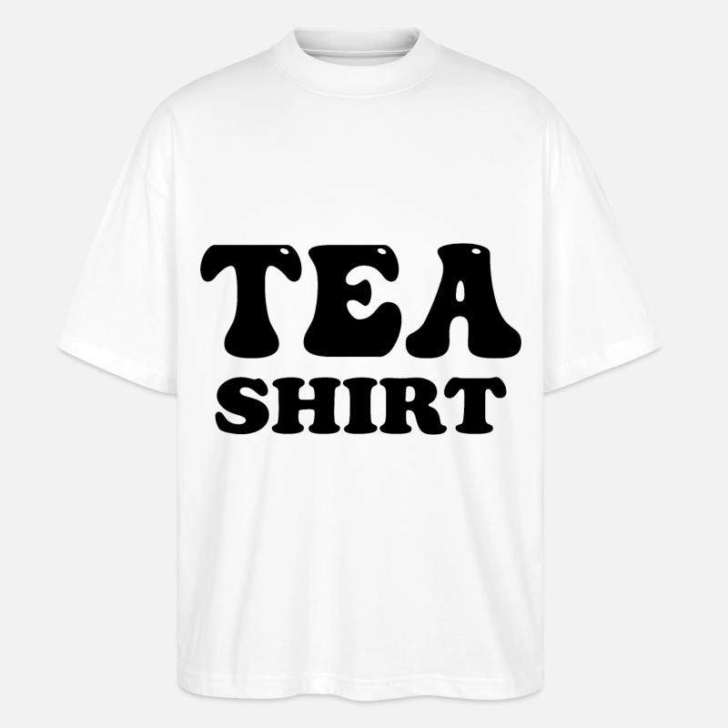 Tee Lustiges Teeshirt - Stanley/Stella Oversized Unisex Bio T-Shirt Blaster 2.0 - Weiß