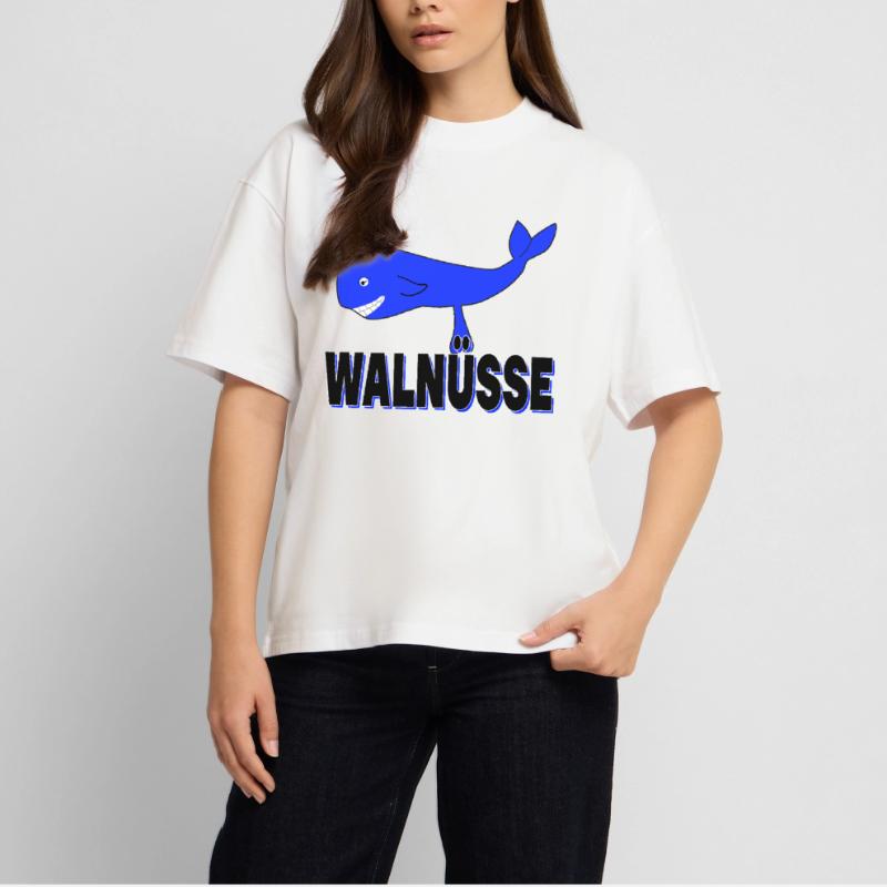 Walnuts - Funny Testicles Nuts Walnut Eggs Stanley/Stella Oversized Unisex Organic T-shirt Blaster 2.0