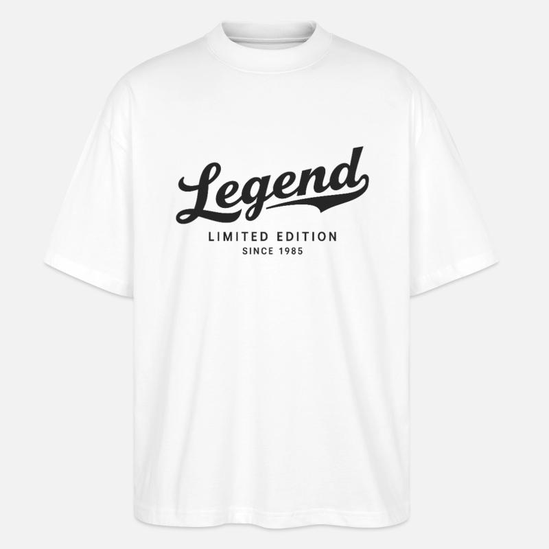 Legend Limited Edition Since 1985 - Stanley/Stella Oversized Unisex Bio T-Shirt Blaster 2.0 - Weiß