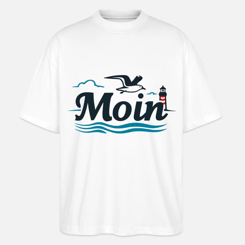 Moin - Stanley/Stella Oversized Unisex Bio T-Shirt Blaster 2.0 - Weiß