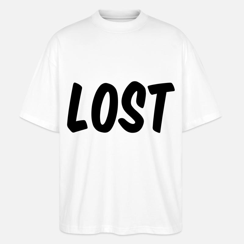 Lost - Stanley/Stella Oversized Unisex Bio T-Shirt Blaster 2.0 - Weiß