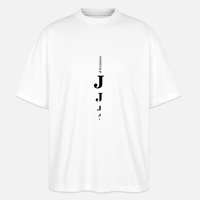 J - Stanley/Stella Oversized Unisex Bio T-Shirt Blaster 2.0 - Weiß