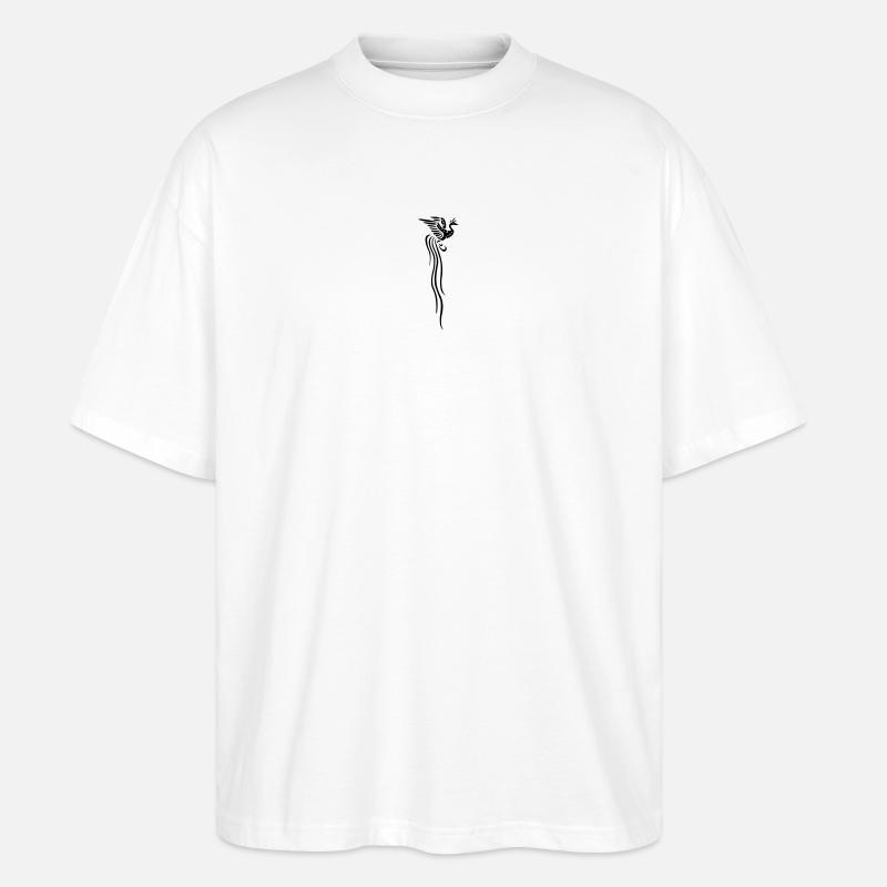 Kyokushin Vogel - Stanley/Stella Oversized Unisex Bio T-Shirt Blaster 2.0 - Weiß