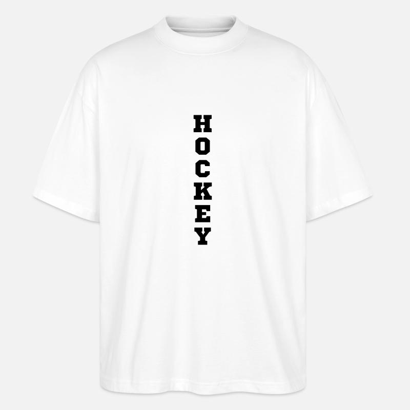 Hockey Original Geschenkidee - Stanley/Stella Oversized Unisex Bio T-Shirt Blaster 2.0 - Weiß