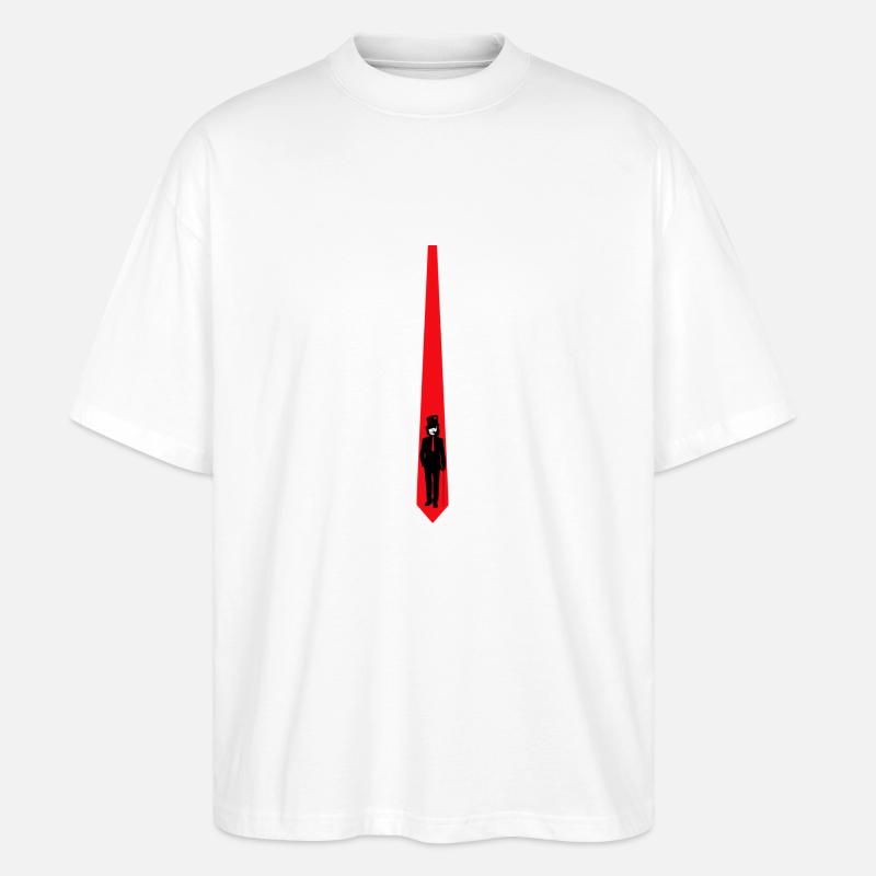 krawatte - Stanley/Stella Oversized Unisex Bio T-Shirt Blaster 2.0 - Weiß