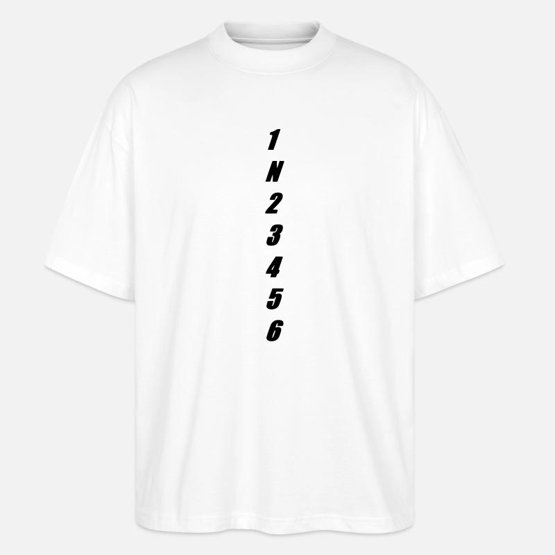 circuit - Stanley/Stella Oversized Unisex Organic T-shirt Blaster 2.0 - white