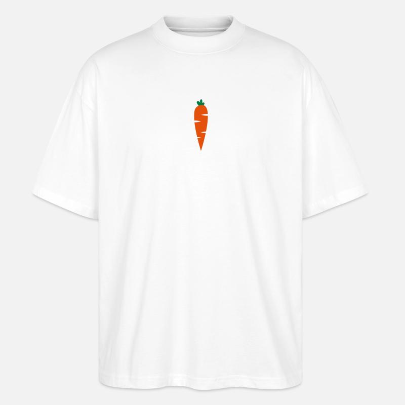 carrot - Stanley/Stella Oversized Unisex Bio T-Shirt Blaster 2.0 - Weiß