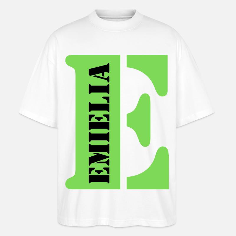 E Emielia - Stanley/Stella Oversized Unisex Bio T-Shirt Blaster 2.0 - Weiß