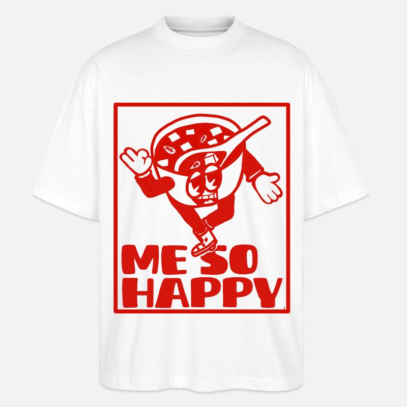 Miso Happy Suppe - Stanley/Stella Oversized Unisex Bio T-Shirt Blaster 2.0 - Weiß